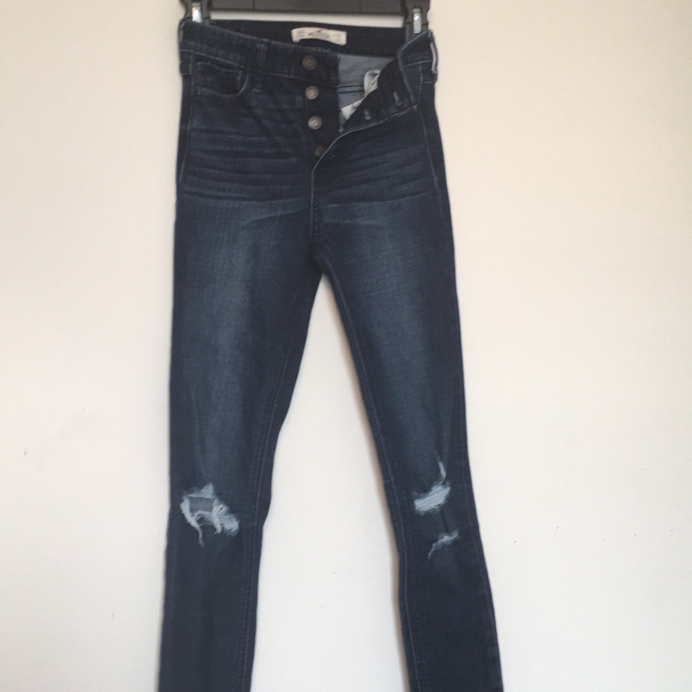 Hollister distressed jeans skinny